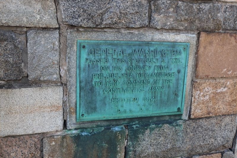 George Washington Marker. Click for full size. George Washington Marker image. Click for full size.