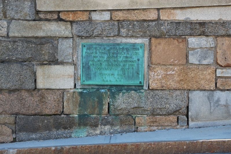 George Washington Marker. Click for full size. George Washington Marker image. Click for full size.