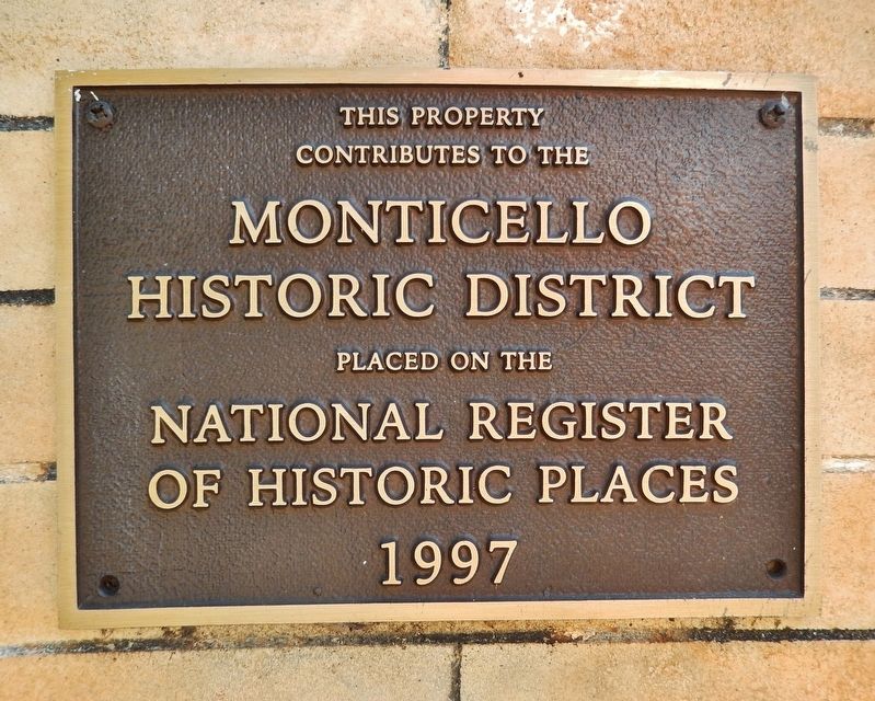 Monticello Government Complex Marker. Click for full size. Monticello Government Complex Marker image. Click for full size.
