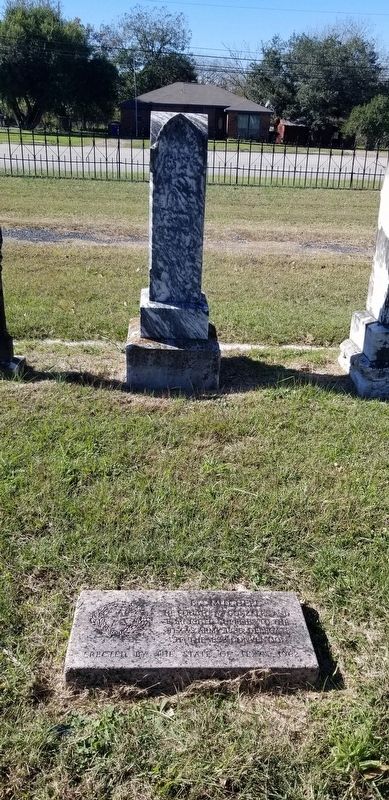 The Eli Mitchell Gravestone and Marker image. Click for full size.