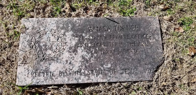 Amasa Turner Marker image. Click for full size.