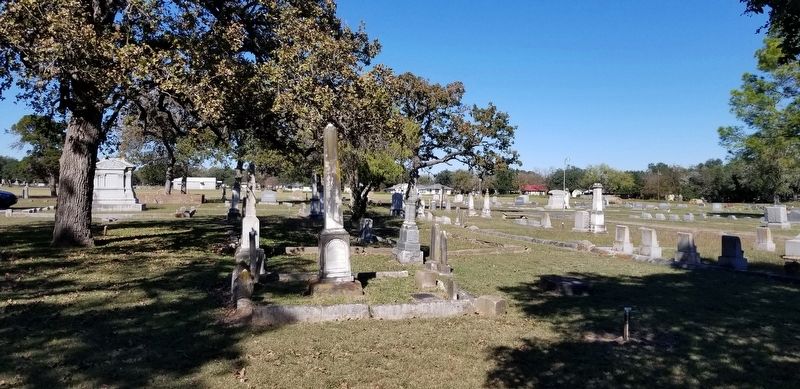 The view of the Amasa Turner Marker in the cemetery image. Click for full size.