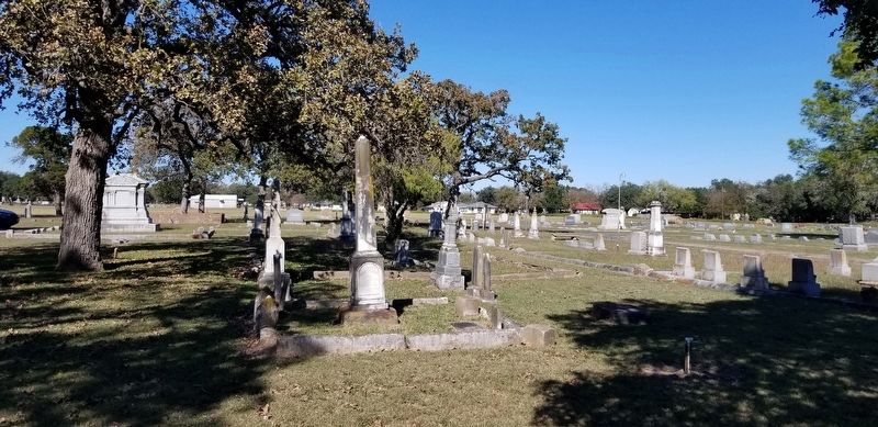 The view of the Amasa Turner Marker in the cemetery image. Click for full size.