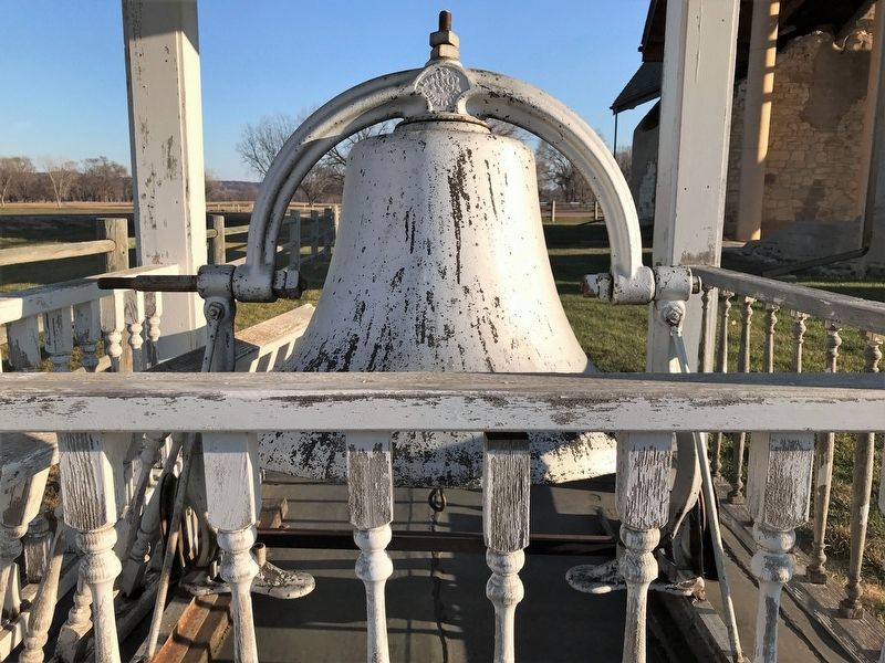 Fort Randall Historic Church Bell. Click for full size. Fort Randall Historic Church Bell image. Click for full size.
