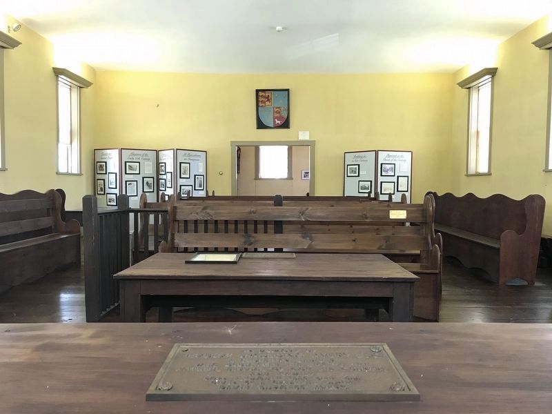 Courtroom on second floor image. Click for full size.
