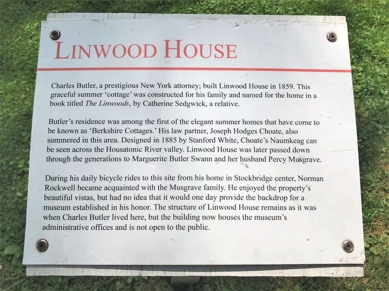 Linwood House Marker image. Click for full size.