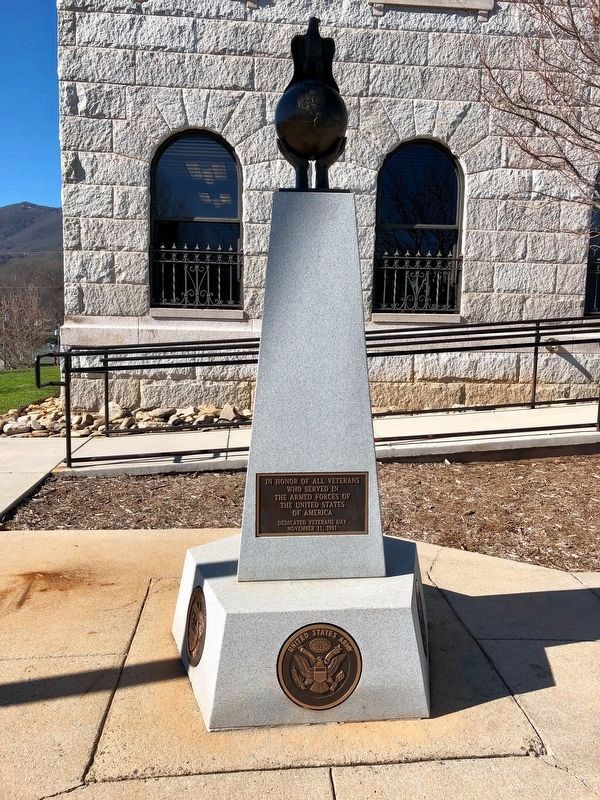 Haywood County Veterans Monument image. Click for full size.