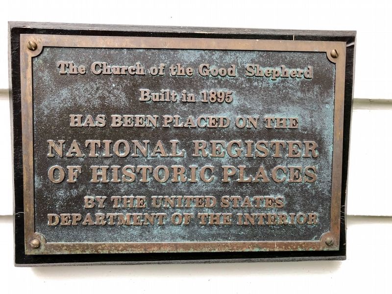 The Church of the Good Shepherd Marker. Click for full size. The Church of the Good Shepherd Marker image. Click for full size.