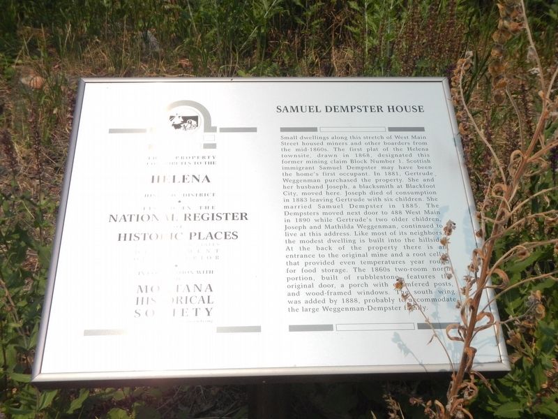 Samuel Dempster House Marker image. Click for full size.