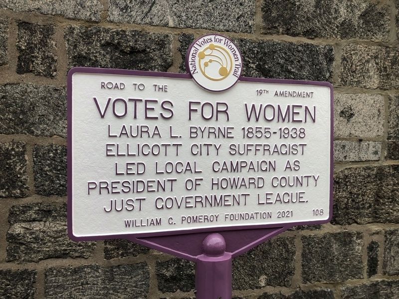 Votes For Women Marker image. Click for full size.