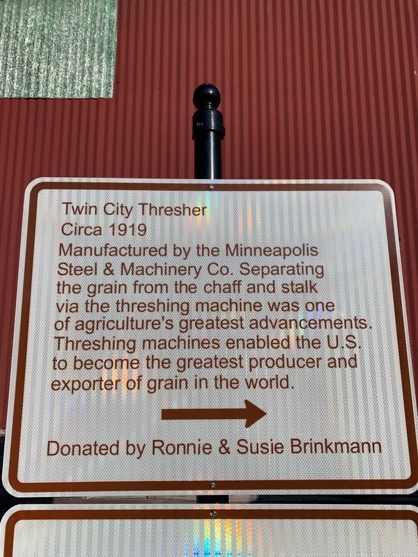 Twin City Thresher Marker image. Click for full size.