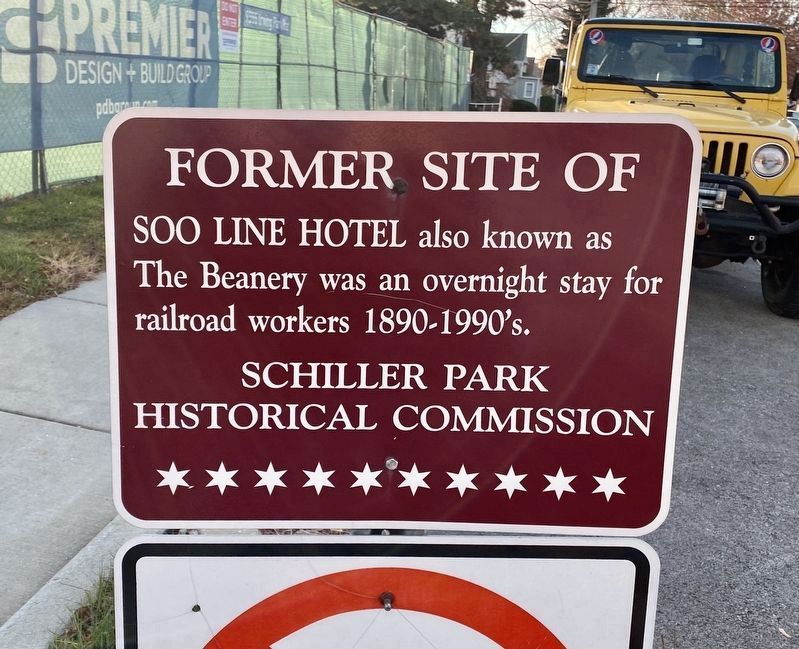 Former Site of Soo Line Hotel Marker image. Click for full size.