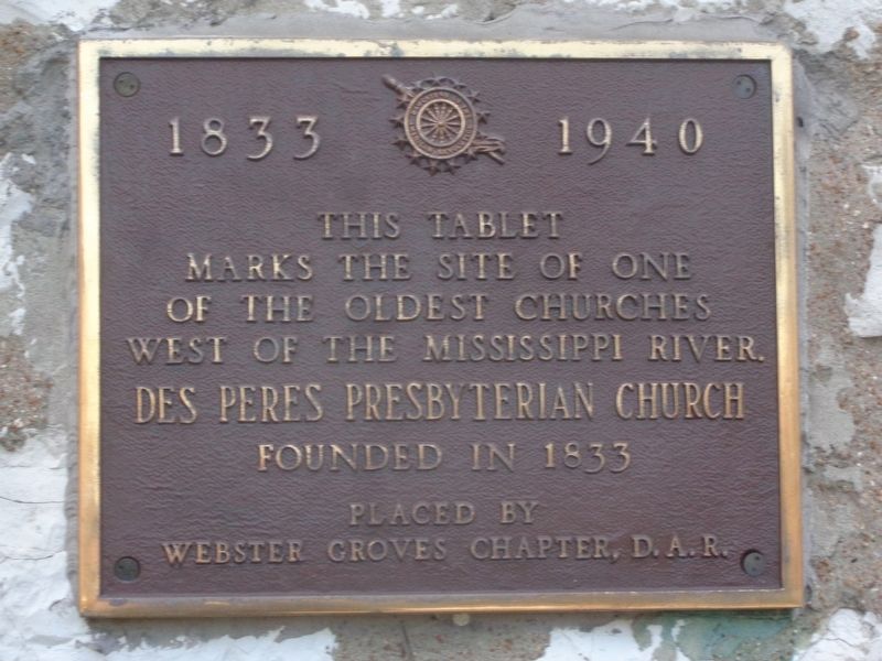 Des Peres Presbyterian Church Marker image. Click for full size.