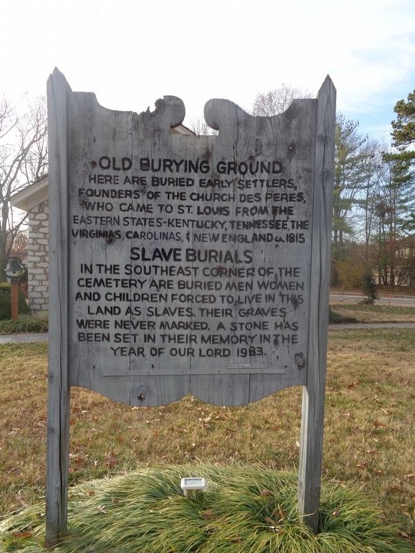 Old Burying Ground Marker image. Click for full size.