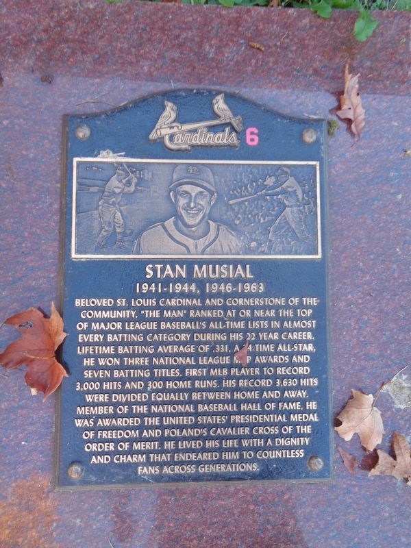 Stan Musial Marker image. Click for full size.
