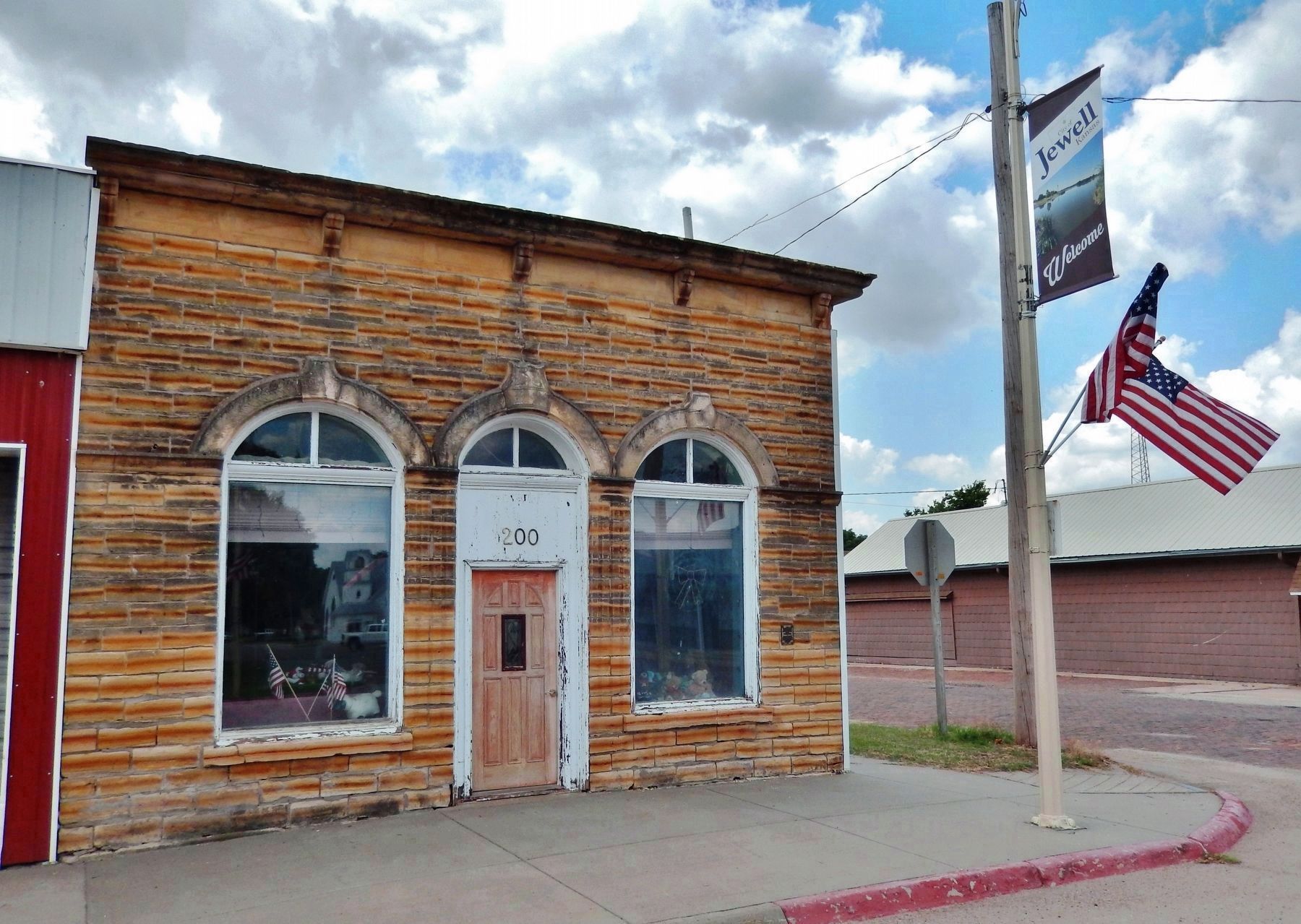 Jewell City Bank Building<br>(<i>Jewell County's First Bank</i>) image. Click for full size.