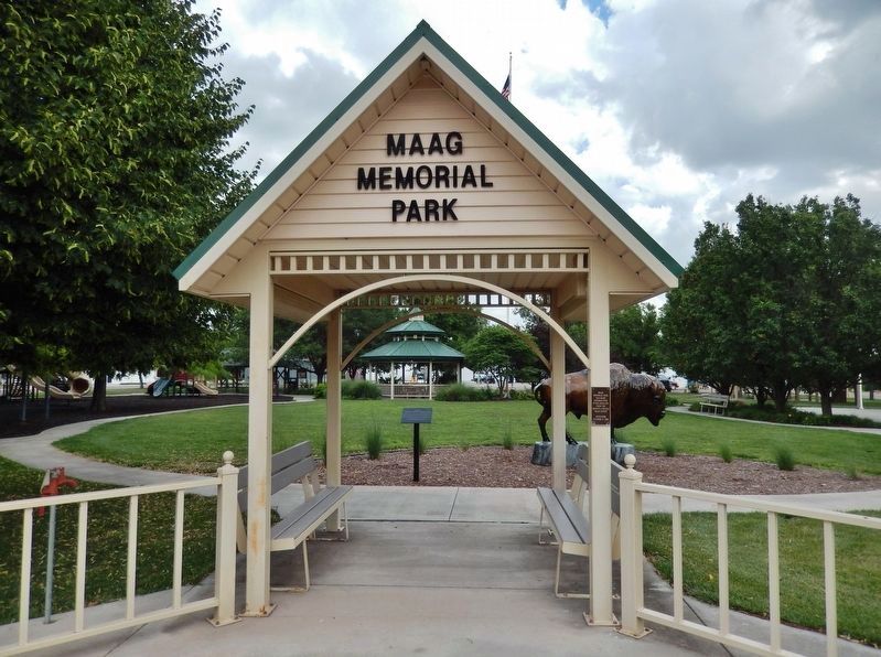 Maag Memorial Park (<i>south entrance</i>) image. Click for full size.