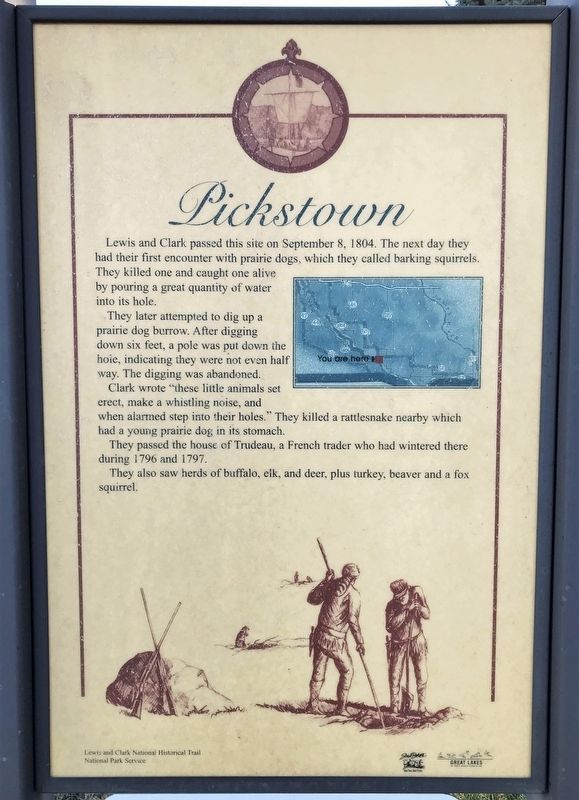 Pickstown Marker image. Click for full size.