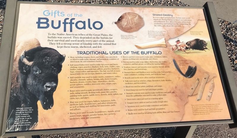 Gifts of the Buffalo Marker image. Click for full size.