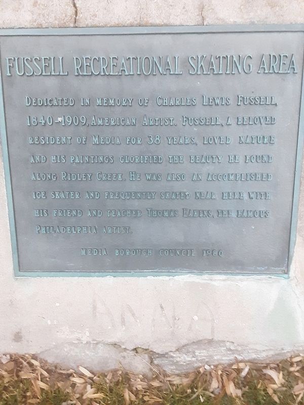 Fussell Recreational Skating Area Marker image. Click for full size.
