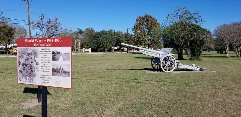 The "The Great War" Marker and the cannon image. Click for full size.