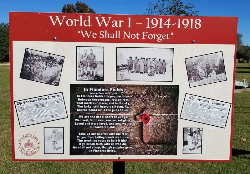 "We Shall Not Forget" Marker image. Click for full size.