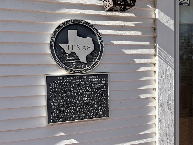 The Connellee House Marker. Click for full size. The Connellee House Marker image. Click for full size.