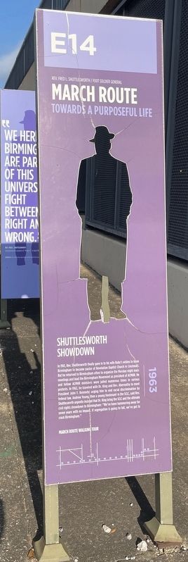 Shuttlesworth Showdown Marker image. Click for full size.