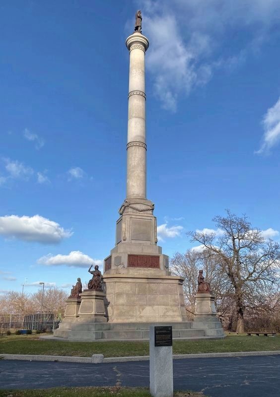 Stephen A. Douglas Memorial and Marker image. Click for full size.