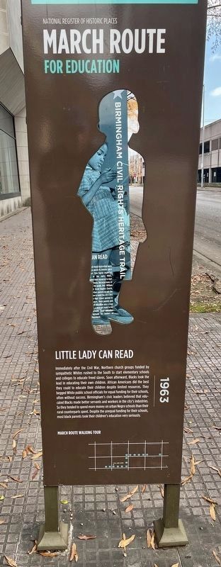 Little Lady Can Read Marker image. Click for full size.