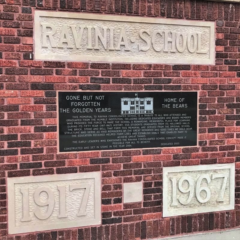Ravinia School Marker image. Click for full size.