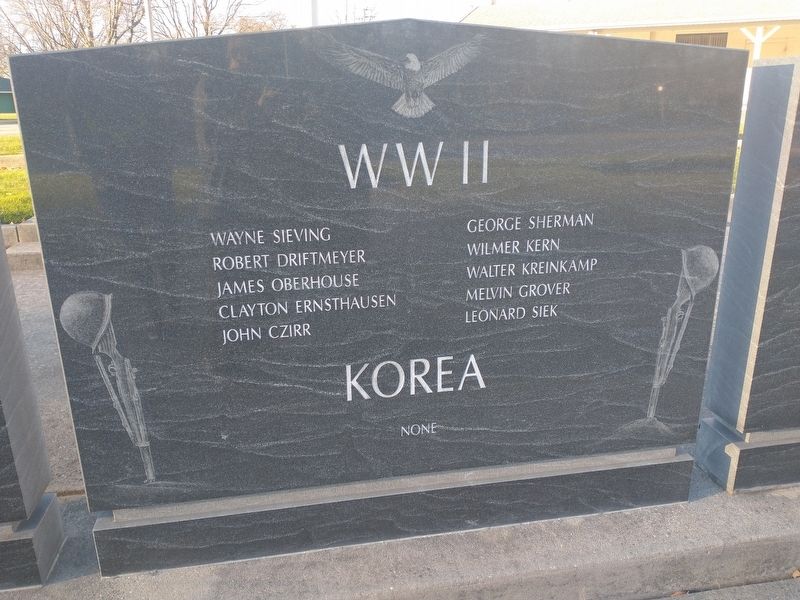 Freedom Post 183 WWII & Korea Memorial image. Click for full size.