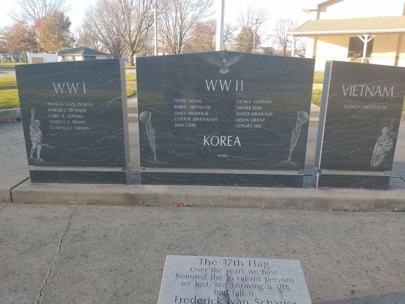 Freedom Post 183 WWII & Korea Memorial image. Click for full size.