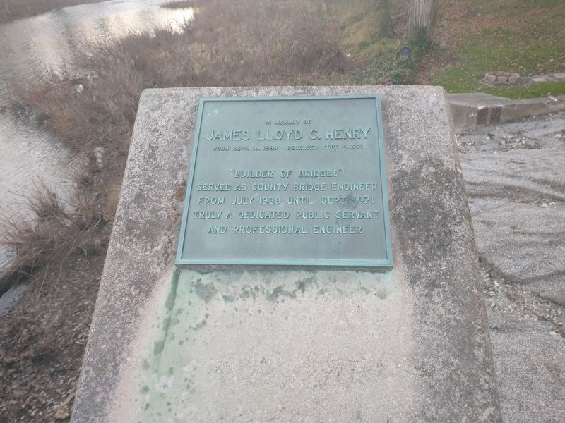 In Memory Of James Lloyd C. Henry Marker image. Click for full size.