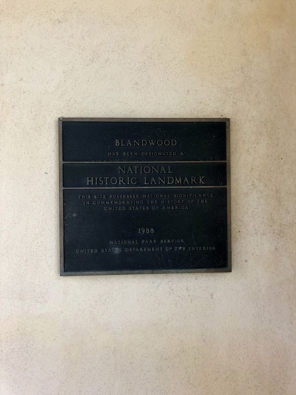 Blandwood Marker image. Click for full size.