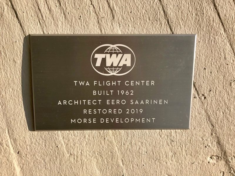 TWA Flight Center Marker image. Click for full size.