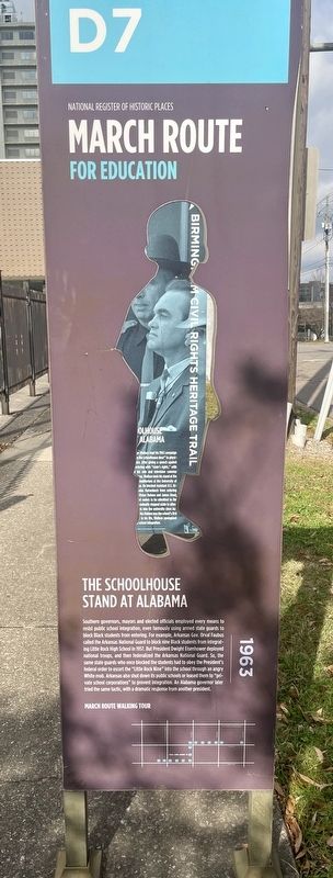The Schoolhouse Stand at Alabama Marker image. Click for full size.