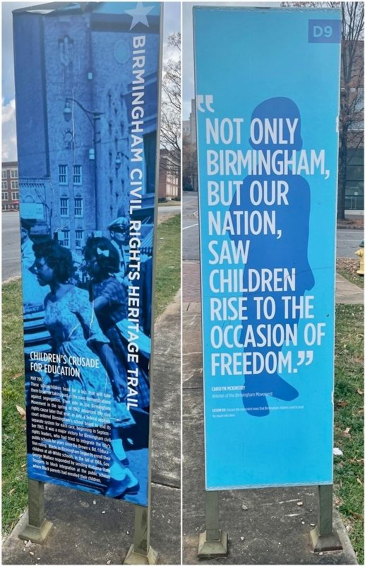 Children's Crusade for Education paired marker image. Click for full size.
