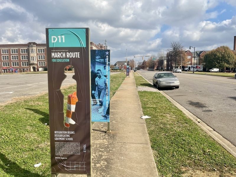 Integration Begins: Desegregating Graymont School Marker. Click for full size. Integration Begins: Desegregating Graymont School Marker image. Click for full size.