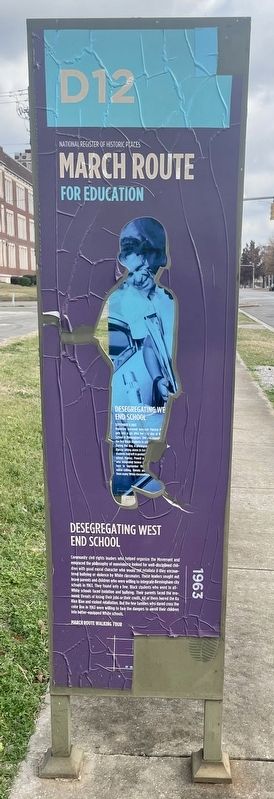 Desegregating West End School Marker image. Click for full size.