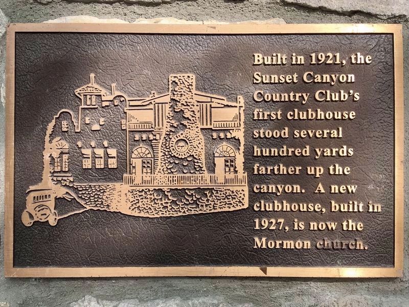 Sunset Canyon Gate Marker image. Click for full size.