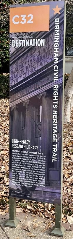 Linn-Henley Research Library Marker image. Click for full size.