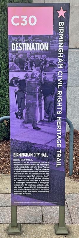 Birmingham City Hall Marker image. Click for full size.
