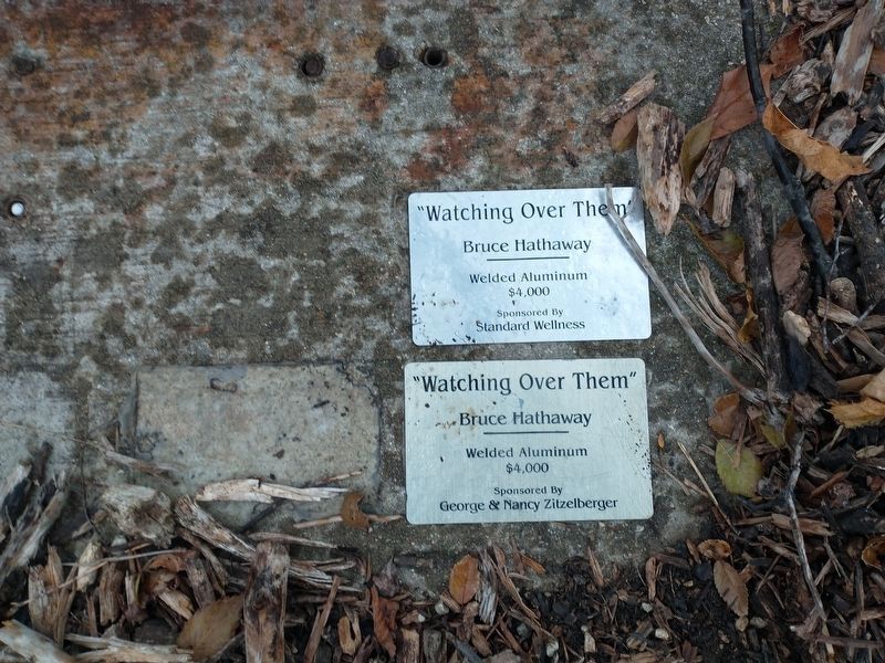<i>Watching Over Them</i> Plaques image. Click for full size.