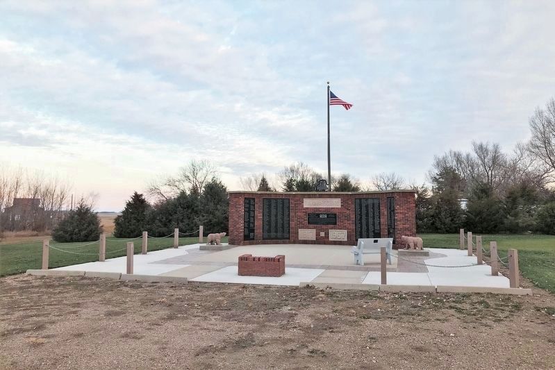 Ravinia School Site and Memorial. Click for full size. Ravinia School Site and Memorial image. Click for full size.
