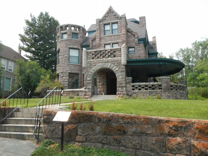 Alex C. Johnson Home and Marker image. Click for full size.