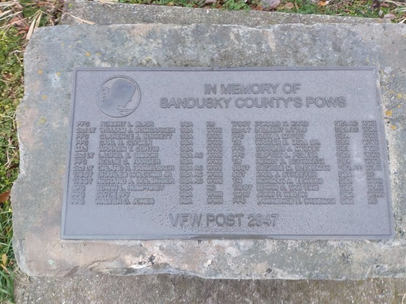 In Memory Of Sandusky County's POWs Marker image. Click for full size.