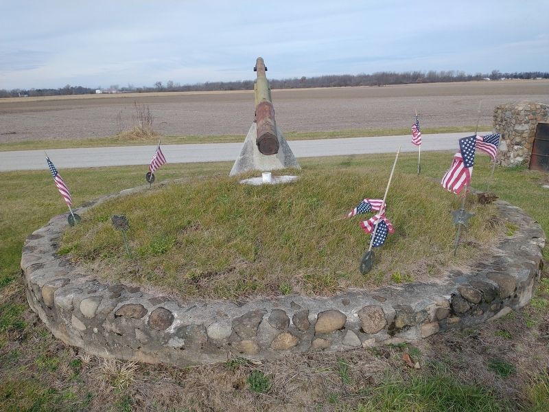 Portage Cemetery Veterans Memorial image. Click for full size.