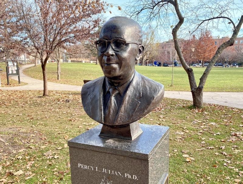 Percy L. Julian Bust image. Click for full size.