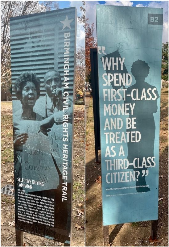 Selective Buying Campaign paired marker. Click for full size. Selective Buying Campaign paired marker image. Click for full size.